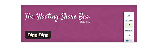 Digg Digg floating share bar