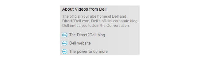 Dell About Section