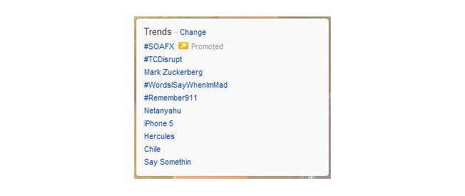 twitter advertising trending topics