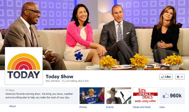 the today show facebook fan page