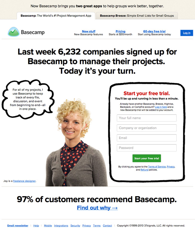 basecamp value proposition