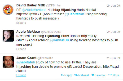 Habitat UK hijacking