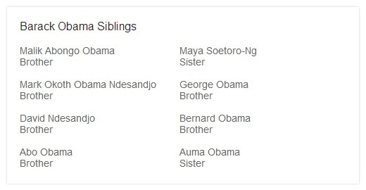 barack obama siblings