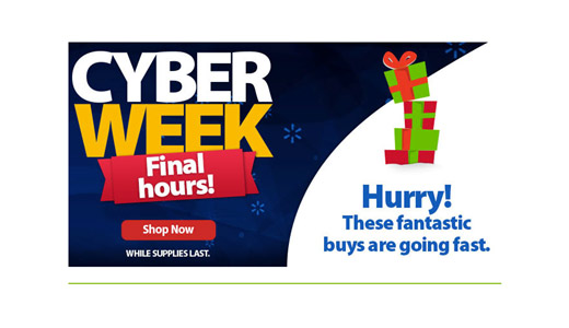 cyber week ad