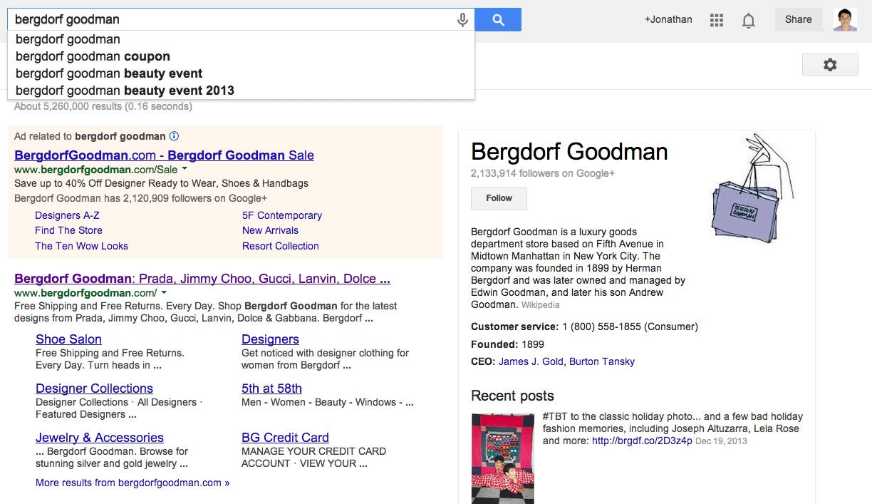 bergdorf google search