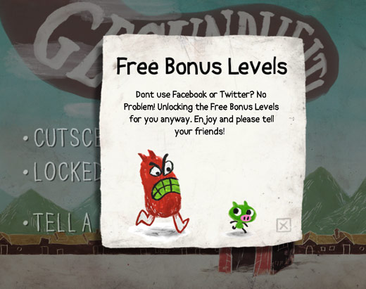 free bonus level