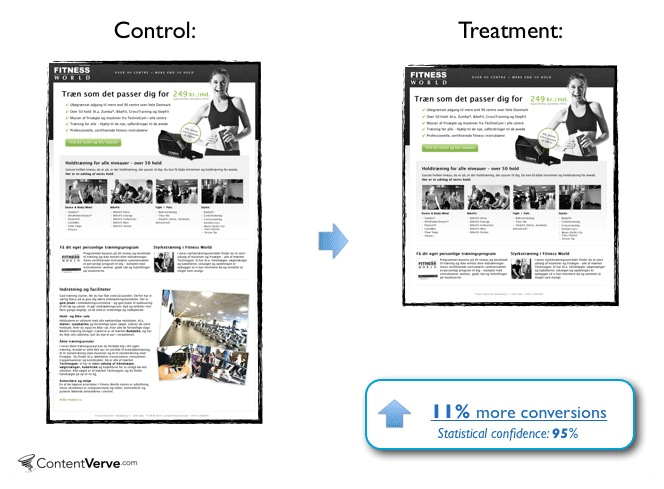 control vs. treatment