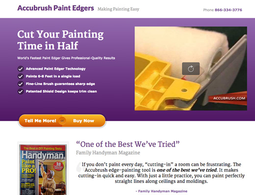 6 accubrush paint edgers