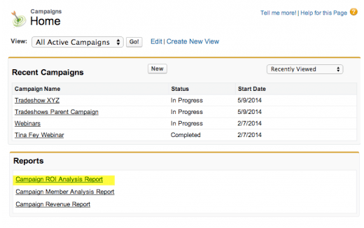 How to Run an ROI Report in Salesforce