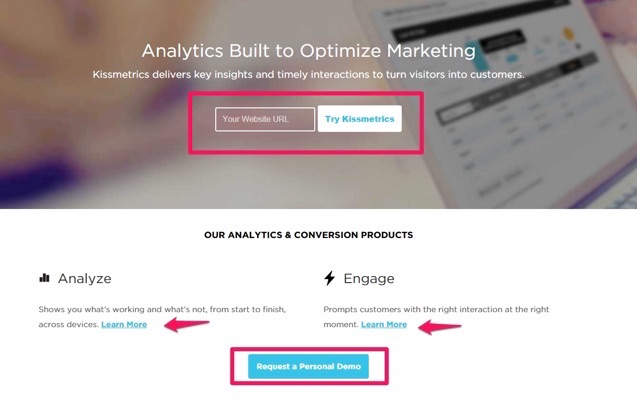 kissmetrics-homepage-screenshot-march-2016