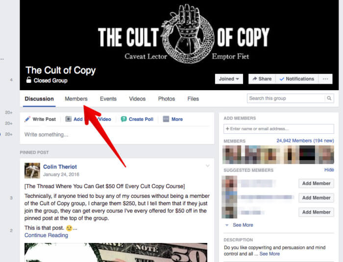 grupo the cult of copy