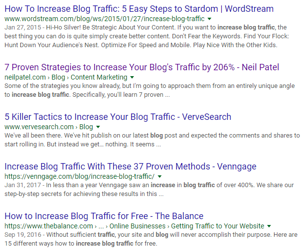 Drive Traffic to Blog
