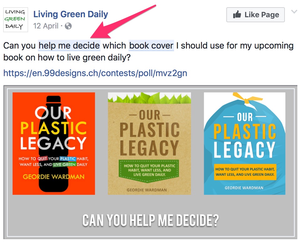 help me decide book cover Facebook Search