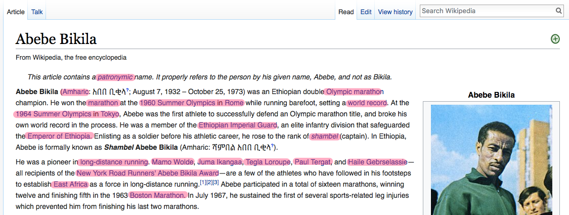 Abebe Bikila Wikipedia