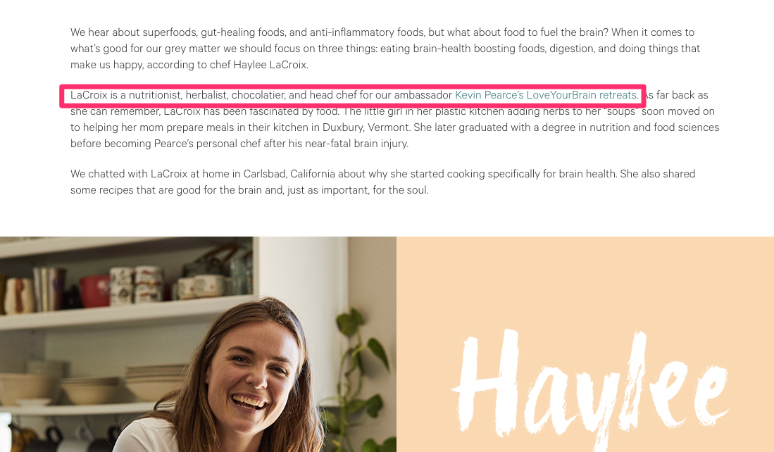 In The Kitchen with Haylee LaCroix lululemon athletica