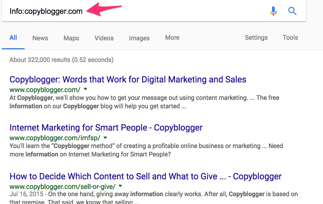 Info copyblogger com Google Search