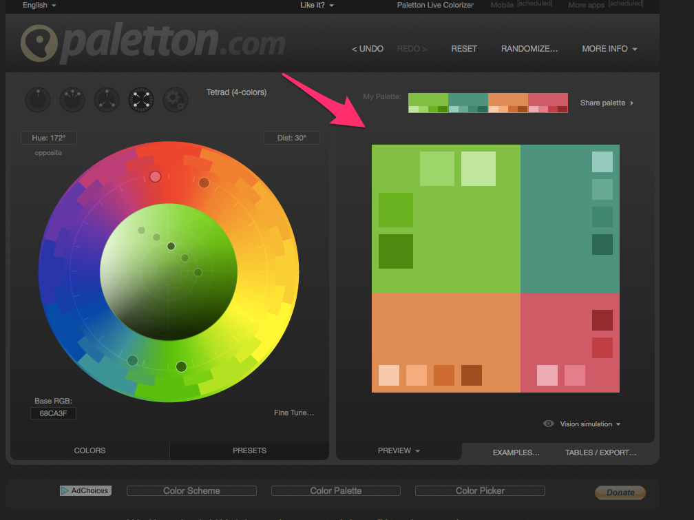 Paletton The Color Scheme Designer