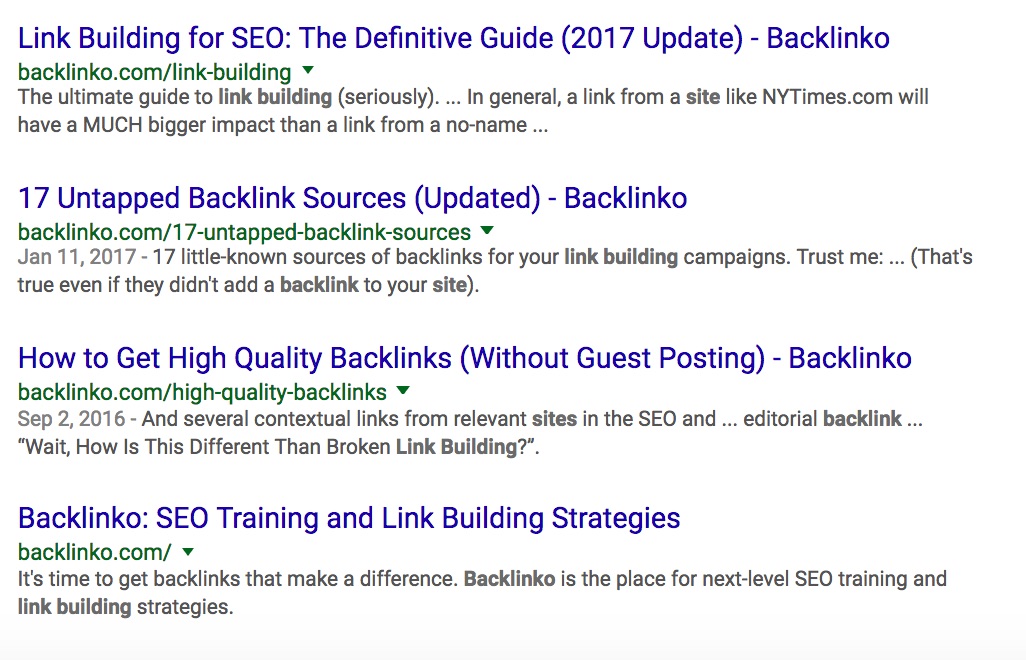 Site backlinko com link building Google Search