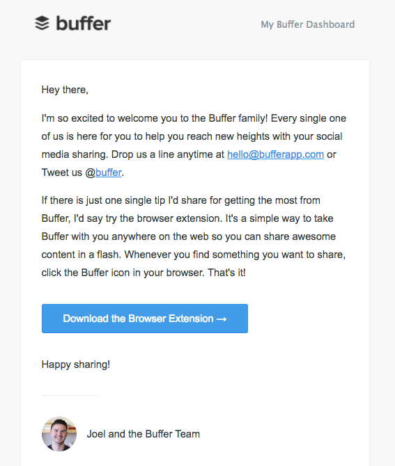 Welcome to Buffer stephen g roe gmail com Gmail