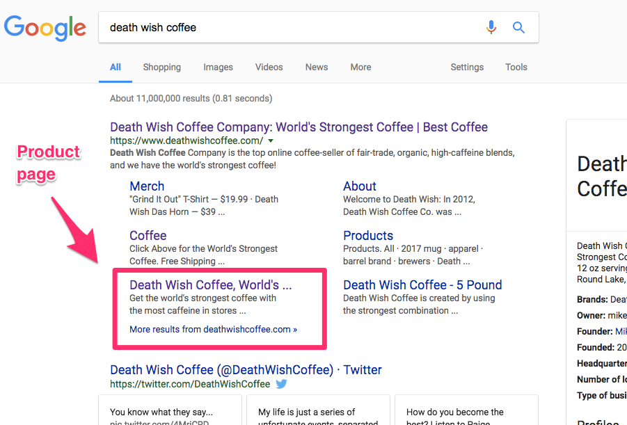death wish coffee Google Search
