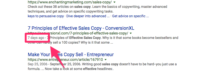 effective sales copy Google Search