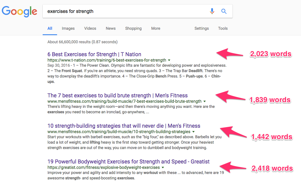 exercises for strength Google Search