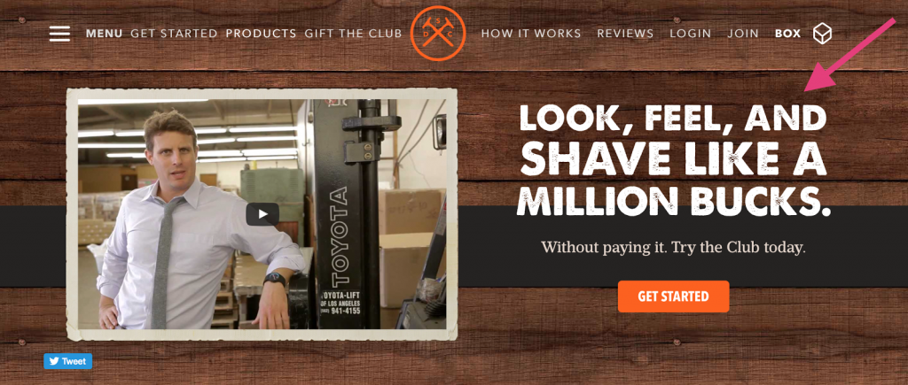 Proposta de valor do Dollar Shave Club