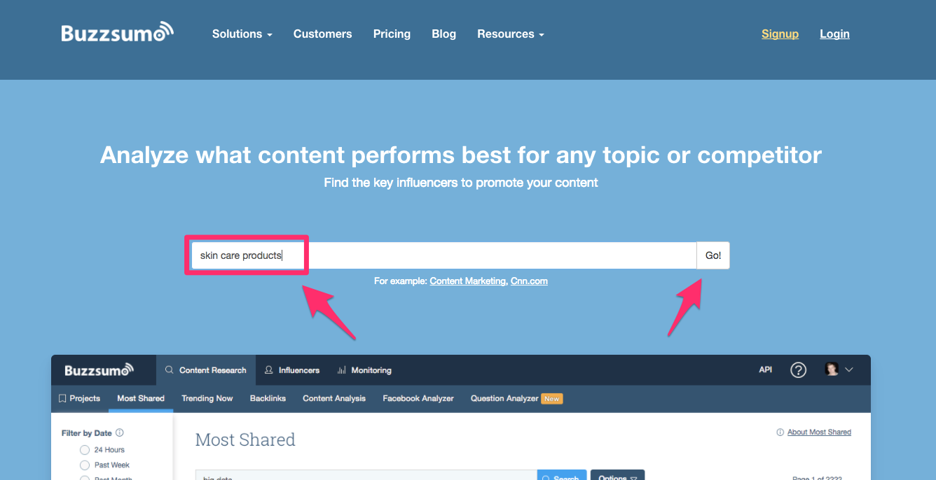 BuzzSumo Find the Most Shared Content and Key Influencers 1