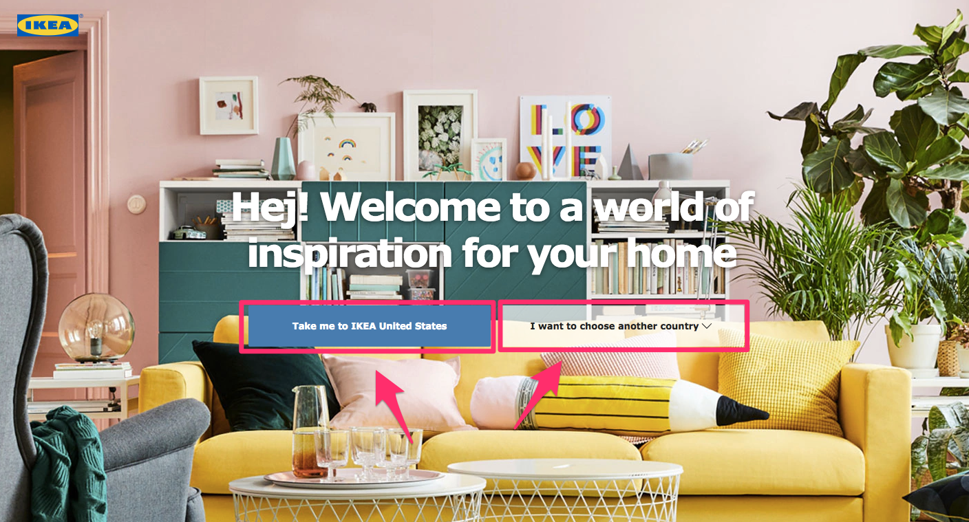 IKEA com International homepage IKEA