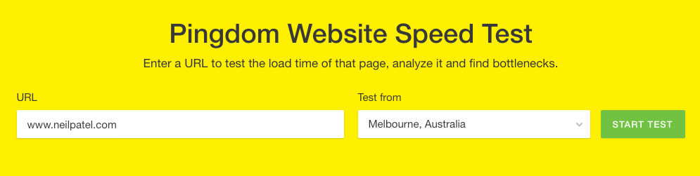 Website speed test 2