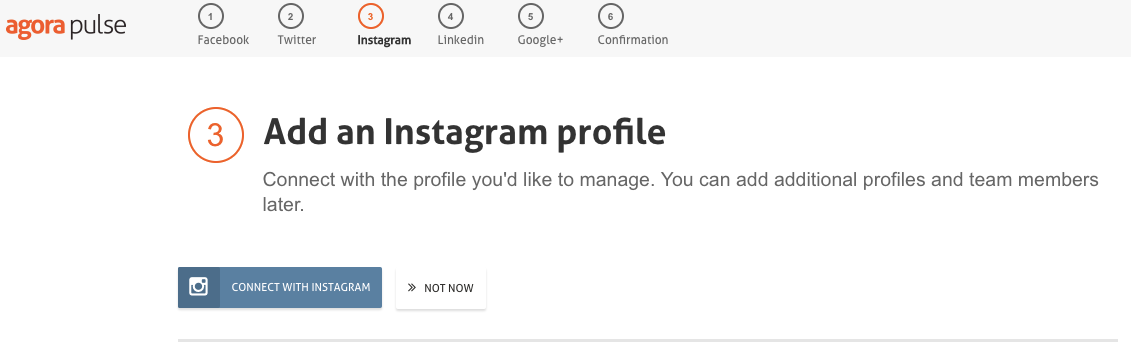 adicionar conta no instagram no app agora pulse