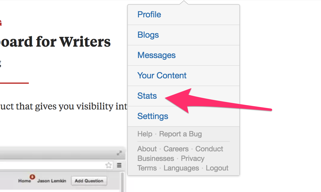 Arc and Introducing Stats A Dashboard for Writers The Quora Blog Quora