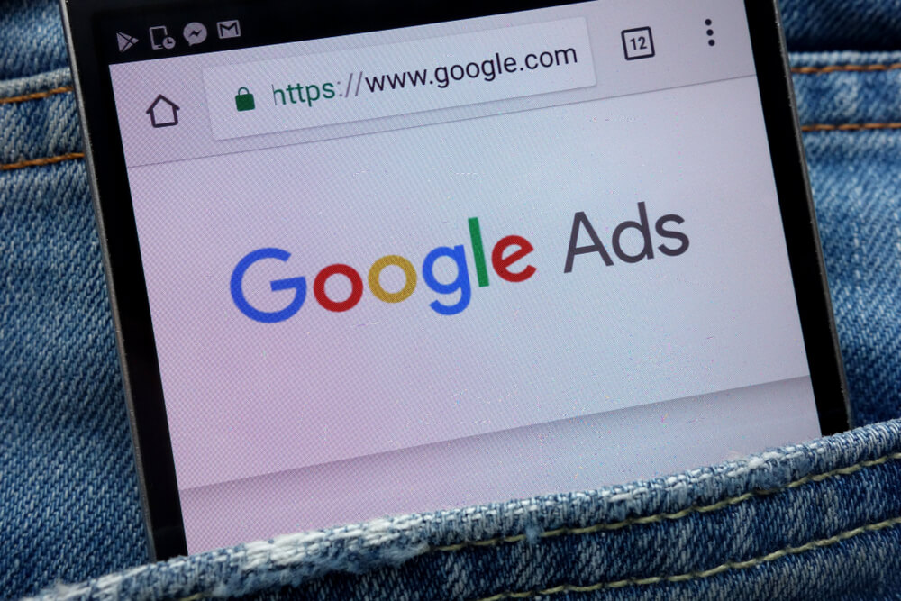 google ads como exemplo de ferramenta para links patrocinados