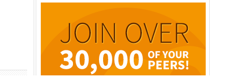 join over 30,000 of your peers social proof