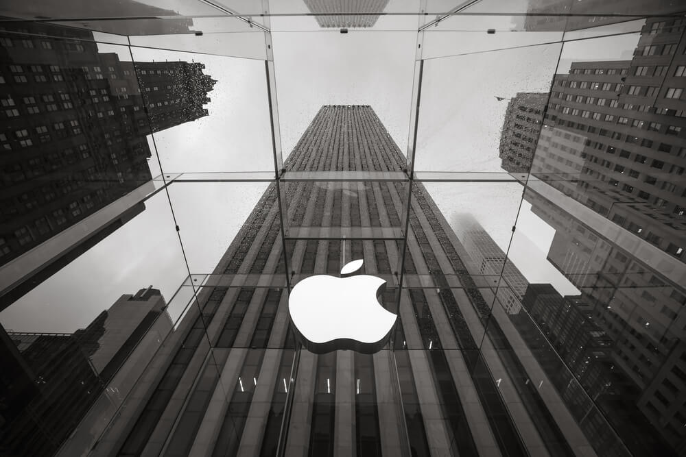 foto da fachada da empresa Apple