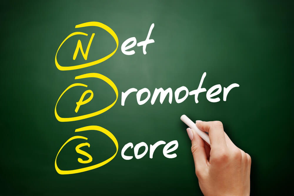 ilustração de título e sigla NPS Net promoter score