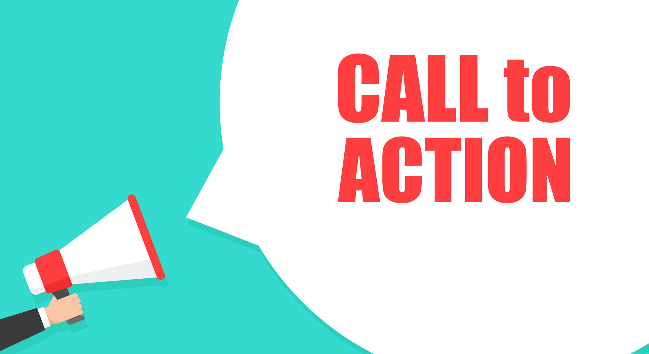 ilustração sobre call to action