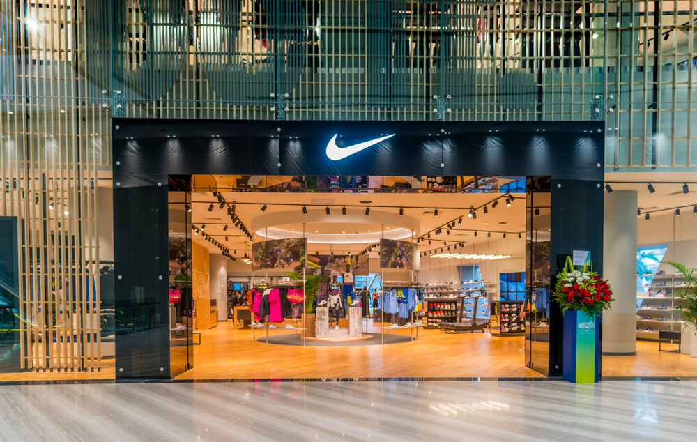 loja física da empresa Nike