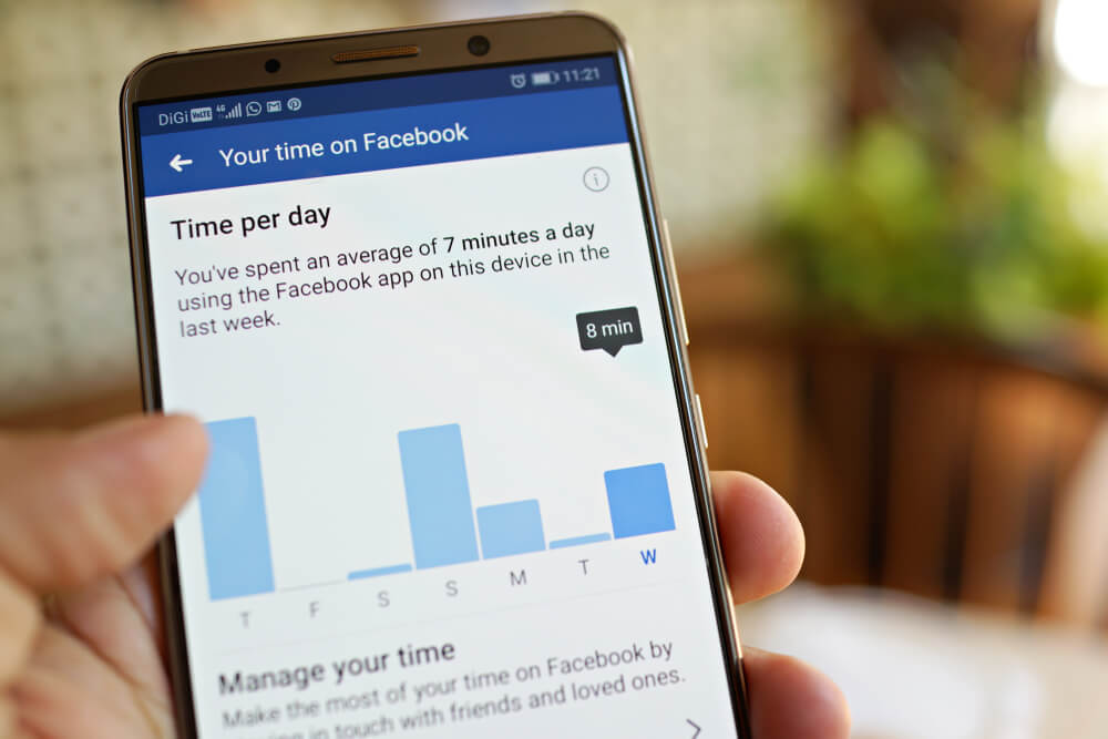 facebook insights em smartphone