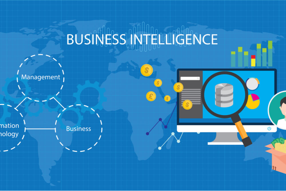 ilustração sobre Business Intelligence