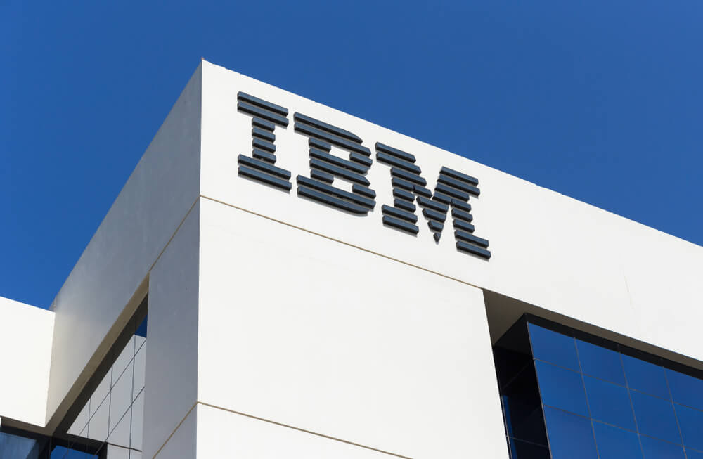 logo da IBM como exemplo de lettermark