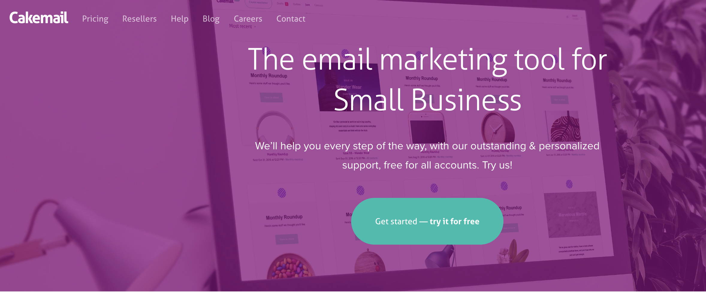 Cake Mail como exemplo de ferramenta grátis de email marketing