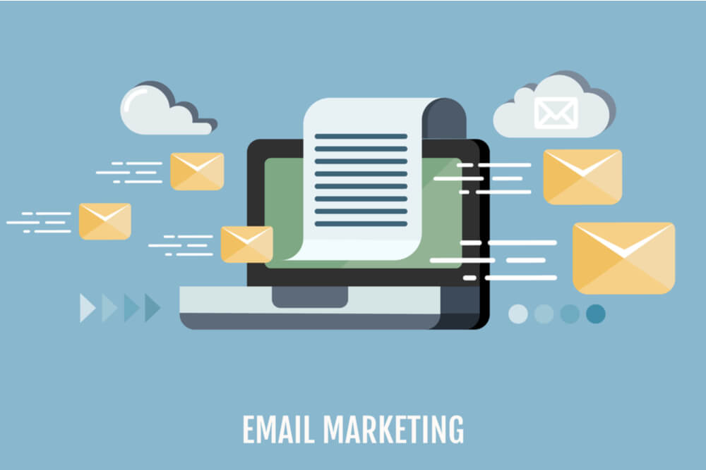 ilustração sobre ferramentas de email marketing
