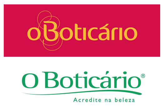 rebranding parcial da empresa O Boticário