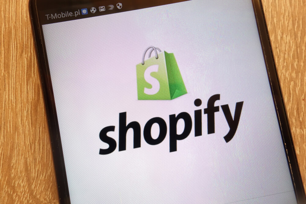 shopify em dispositivos móveis